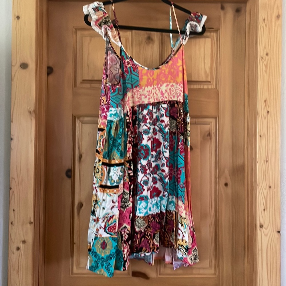 Grace & Lace patchwork dress, size M.